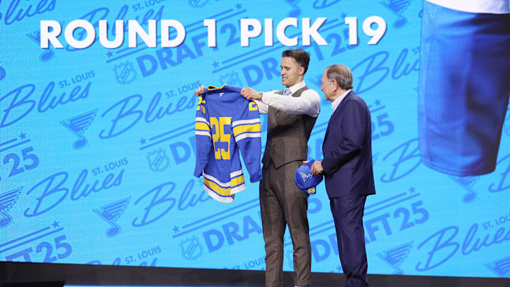 Justin Carbonneau wants to prove why the Blues selected him in the 2025 NHL Draft.