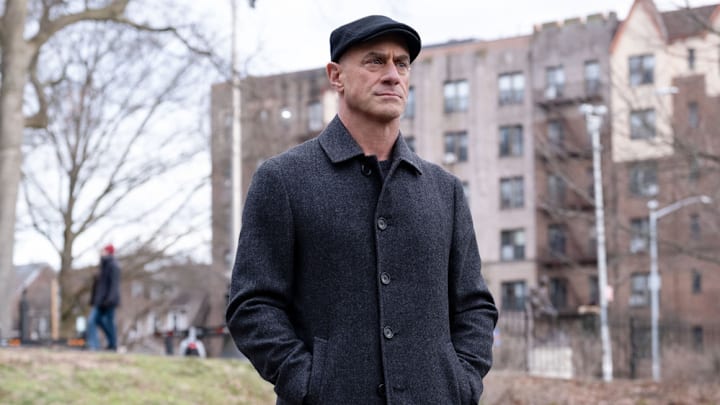 LAW & ORDER: ORGANIZED CRIME -- "All In The Game" Episode 314 -- Pictured: Christopher Meloni as Det. Elliot Stabler -- (Photo by: Francisco Roman/NBC)