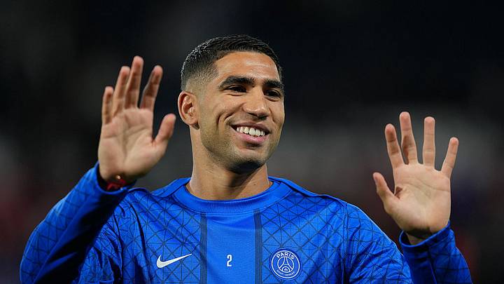 Achraf Hakimi, defensa del París Saint-Germain y capitán de la selección de Marruecos. Achraf Hakimi, defensa del París Saint-Germain y capitán de la selección de Marruecos.