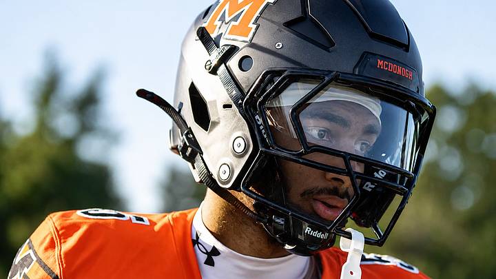 McDonogh wide receiver Carlos Ferguson is one of the reasons the Eagles are ranked No. 5 in the latest Maryland Top 25 State Rankings.