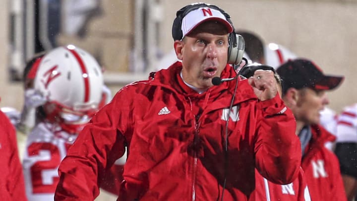 Nebraska head coach Bo Pelini reacts to a play against Michigan State in 2014. 