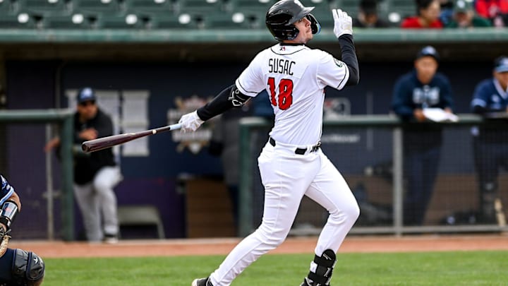 Lugnuts' Daniel Susac drives in a run against the Whitecaps in the first inning on Tuesday, April 11, 2023, at Jackson Field in Lansing.
230411 Lugnuts Whitecaps Baseball 092a Lugnuts' Daniel Susac drives in a run against the Whitecaps in the first inning on Tuesday, April 11, 2023, at Jackson Field in Lansing.
230411 Lugnuts Whitecaps Baseball 092a
