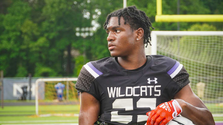 Georgia prospect Peyton Dyer at Duluth high school practice. 