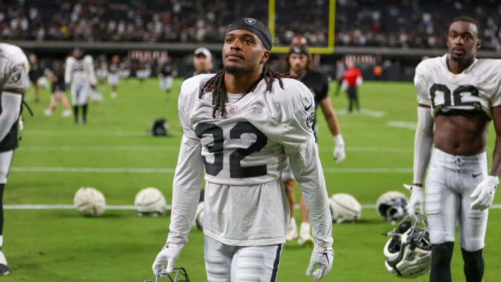Las Vegas Raiders WR Tyreik Mcallister Las Vegas Raiders WR Tyreik Mcallister