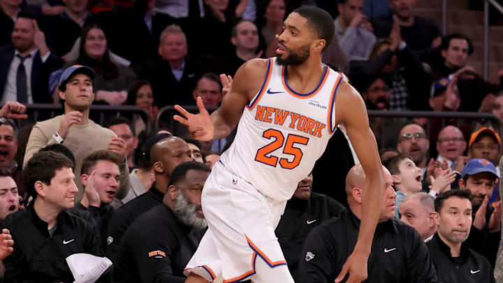 New York Knicks forward Mikal Bridges is a great prop target tonight. 