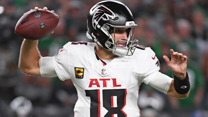 Quarterback Kirk Cousins led a late comeback, leading the Atlanta Falcons over the Philadelphia Eagles on Monday night. Quarterback Kirk Cousins led a late comeback, leading the Atlanta Falcons over the Philadelphia Eagles on Monday night.