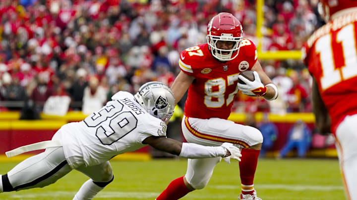Travis Kelce has been ruled out against the Chargers today