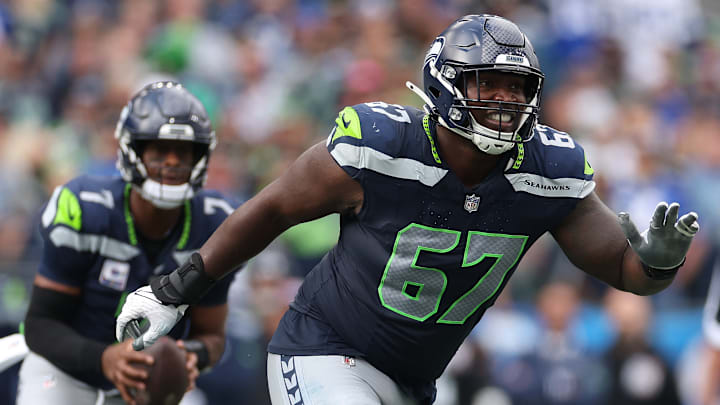 Charles Cross of the Seattle Seahawks