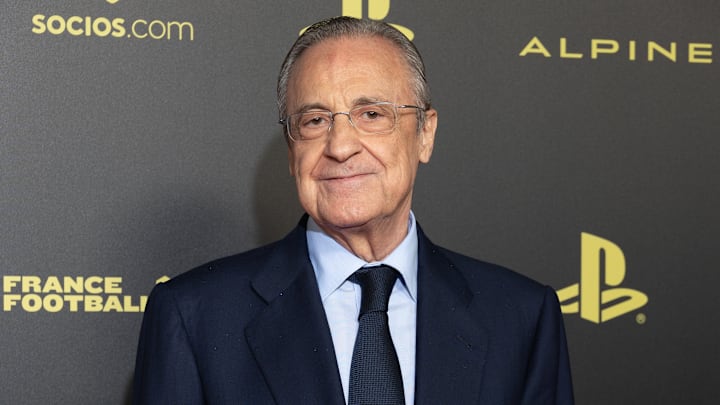 Florentino Pérez coloca Mbappé no passado e enaltece Vinícius Júnior, Rodrygo e Benzema.