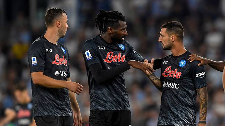 Amir Rrahmani, Andre Zambo Anguissa e Matteo Politano