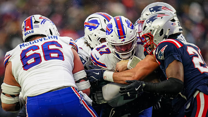 Josh Allen and the Bills pulled off a massive comeback over the Patriots. Josh Allen and the Bills pulled off a massive comeback over the Patriots.