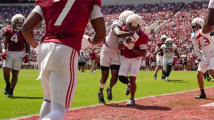 The Alabama Crimson Tide lost its WR3 during the A-Day spring football game, and the team is hoping it's not long-term The Alabama Crimson Tide lost its WR3 during the A-Day spring football game, and the team is hoping it's not long-term