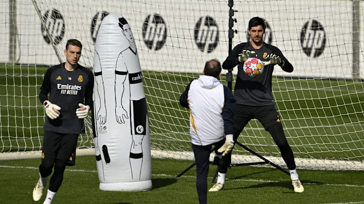 Andriy Lunin und Thibaut Courtois Andriy Lunin und Thibaut Courtois