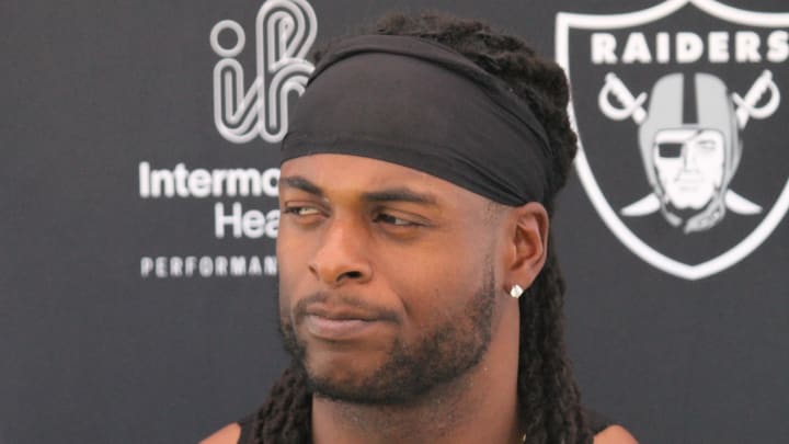 Las Vegas Raiders Davante Adams from Mandatory Mini-Camp in2024 Las Vegas Raiders Davante Adams from Mandatory Mini-Camp in2024