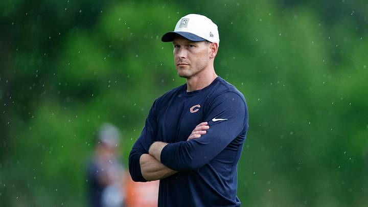Chicago Bears head coach Ben Johnson looks on during Minicamp at Halas Hall. Mandatory Credit: Kamil Krzaczynski-Imagn Images Chicago Bears head coach Ben Johnson looks on during Minicamp at Halas Hall. Mandatory Credit: Kamil Krzaczynski-Imagn Images