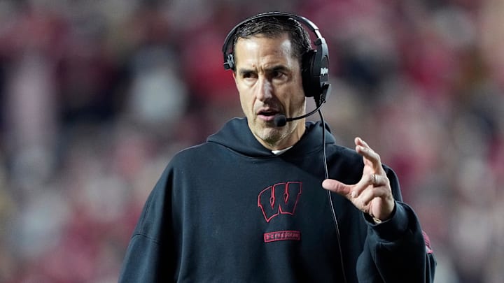 Wisconsin Badgers head coach Luke Fickell.