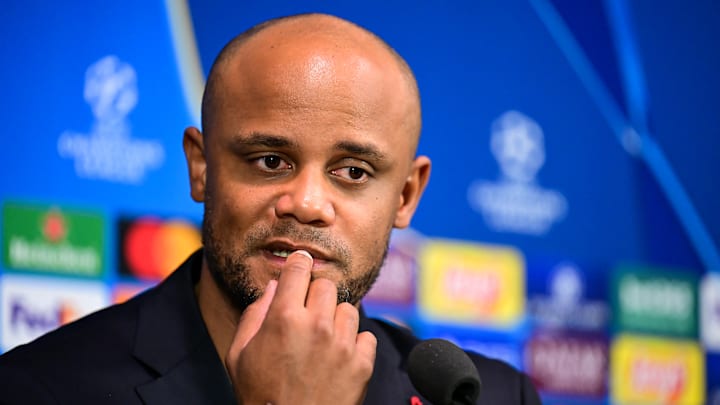Vincent Kompany en conférence de presse Vincent Kompany en conférence de presse