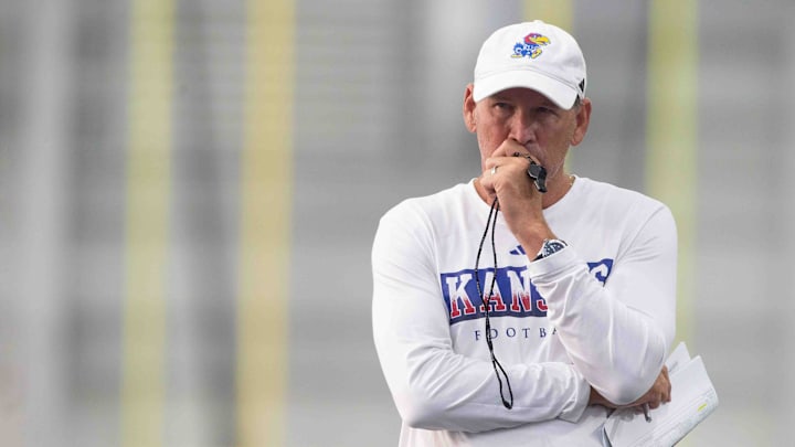 Kansas football coach Lance Leipold