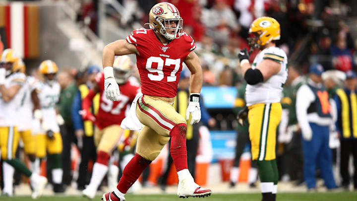 San Francisco 49ers defensive end Nick Bosa (97)