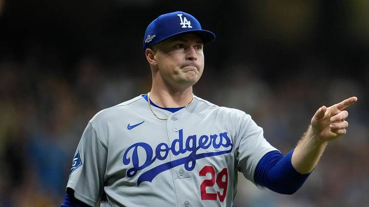 National League Championship Series: Los Angeles Dodgers v Milwaukee Brewers - Game One National League Championship Series: Los Angeles Dodgers v Milwaukee Brewers - Game One