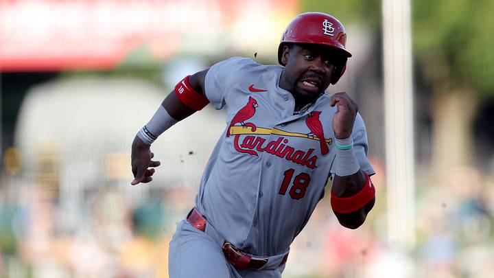 May 12, 2026; West Sacramento, California, USA; St. Louis Cardinals right fielder Jordan Walker (18) rounds third base and scores a run on a hit by left fielder Jose Fermin (not pictured) in a game against the Athletics during the first inning at Sutter Health Park. Mandatory Credit: Dennis Lee-Imagn Images