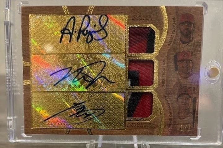 Most expensive Topps Triple Threads cards