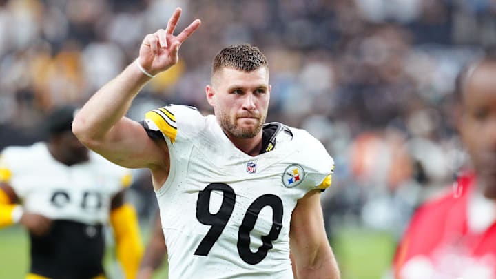 Pittsburgh Steelers linebacker T.J. Watt on Oct 13, 2024.