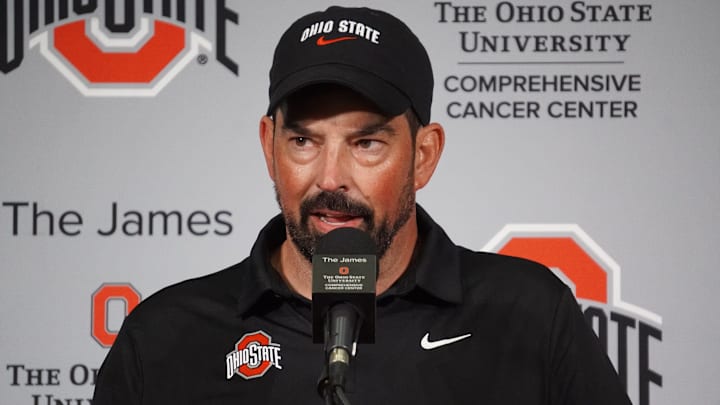 Ohio State coach Ryan Day