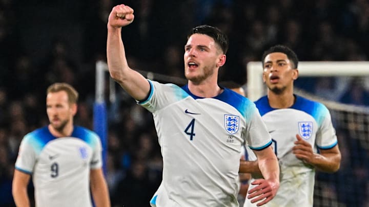 Declan Rice a ouvert le score dans cet Italie-Angleterre