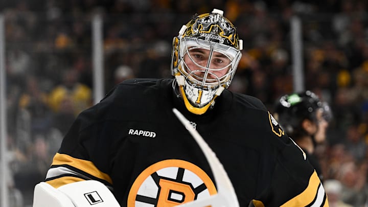 Jeremy Swayman has been great in the crease for Boston.