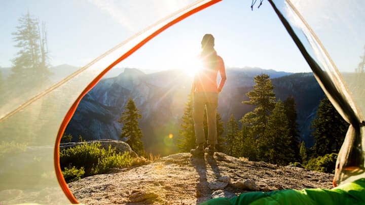 This lucky camper scored a permit at Yosemite National Park.