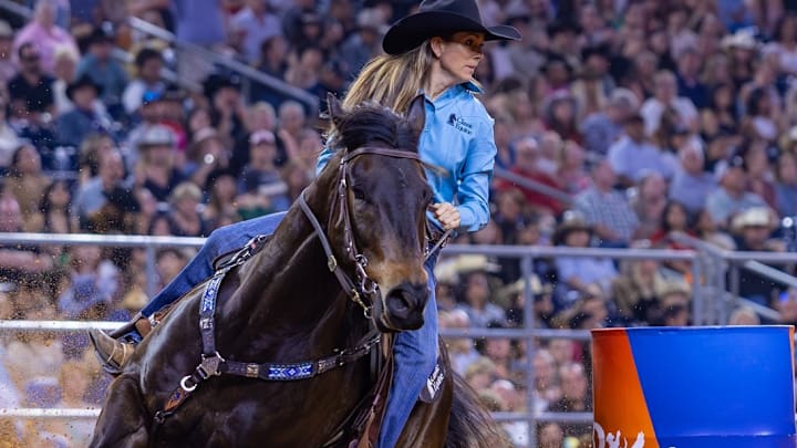 Kassie Mowry and Jarvis winning RODEOHOUSTON in 2025