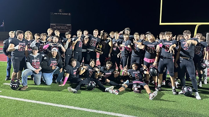 The Riverton Wolverines look to retain ownership of the Keeper of the Gold trophy in their annual rivalry game with Lander Valley.