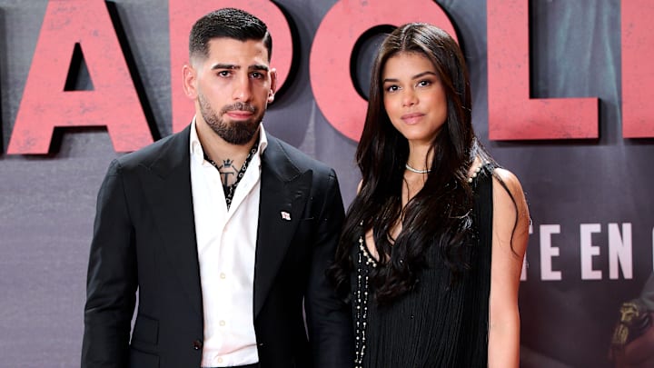Ilia Topuria y su novia Giorgina Uzcategui en un evento realizado en Madrid 