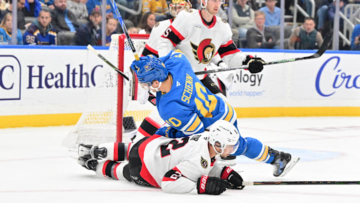 NHL: NOV 28 Senators at Blues