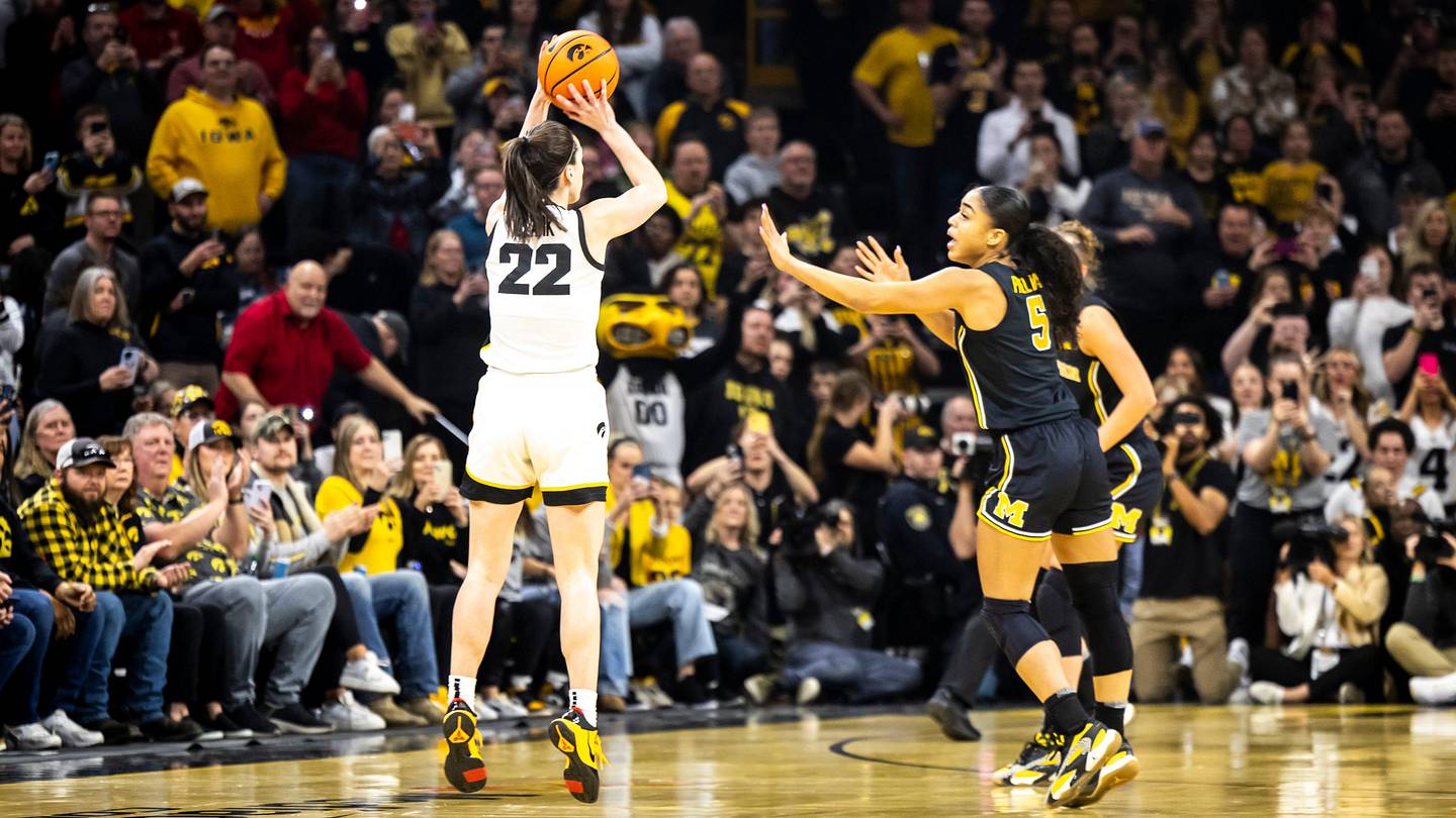 Caitlin Clark Immortalized on Iowa Hawkeyes' New Basketball Court