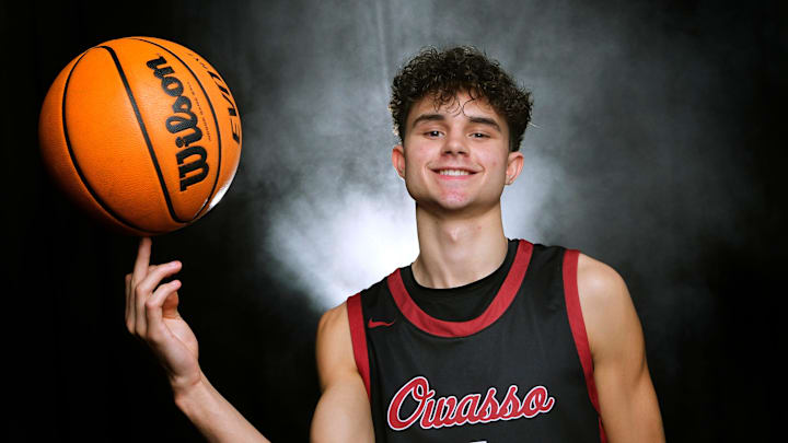 High School Boys Basketball Super 5, Jalen Montonati, Owasso, Monday, April 8, 2024. High School Boys Basketball Super 5, Jalen Montonati, Owasso, Monday, April 8, 2024.