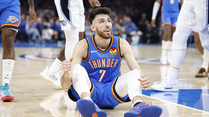 Oklahoma City Thunder forward Chet Holmgren.