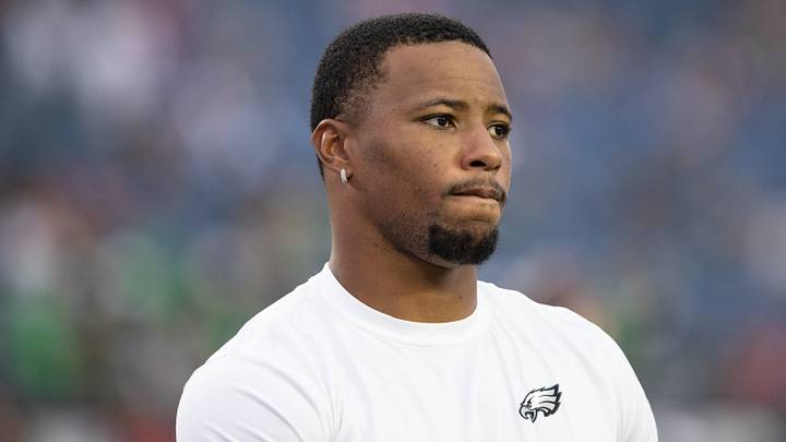 Philadelphia Eagles running back Saquon Barkley Philadelphia Eagles running back Saquon Barkley
