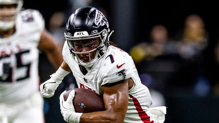 Atlanta Falcons running back Bijan Robinson Atlanta Falcons running back Bijan Robinson