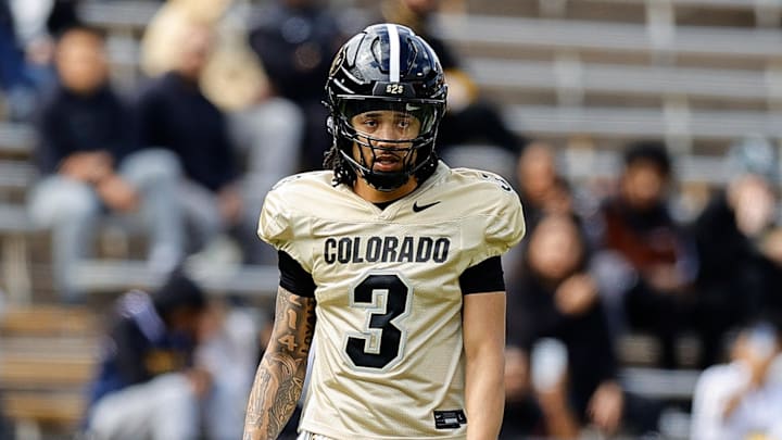 Apr 19, 2025; Boulder, CO, USA; Colorado Buffaloes quarterback Kaidon Salter (3) during the spring game at Folsom Field. 