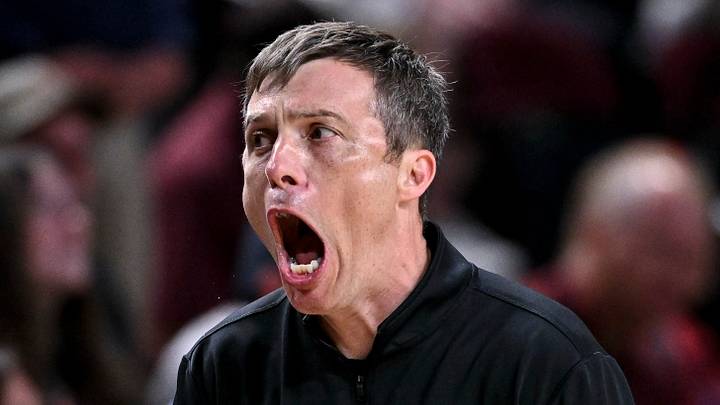 Mar 3, 2026; College Station, Texas, USA; Texas A&M Aggies head coach Bucky McMillan reacts during the second half against the Kentucky Wildcats at Reed Arena. Mandatory Credit: Maria Lysaker-Imagn Images Mar 3, 2026; College Station, Texas, USA; Texas A&M Aggies head coach Bucky McMillan reacts during the second half against the Kentucky Wildcats at Reed Arena. Mandatory Credit: Maria Lysaker-Imagn Images