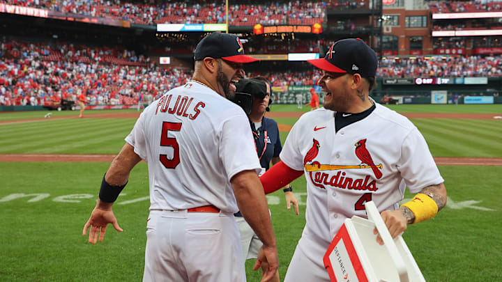 Yadier Molina sacudió 2 jonrones este jueves ante los Nacionales 