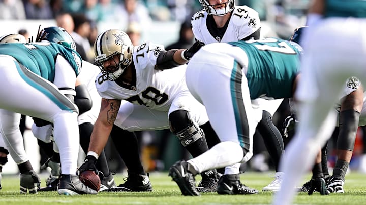 Erik McCoy, New Orleans Saints, Linval Joseph, Javon Hargrave, Philadelphia Eagles