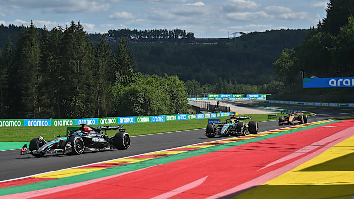 George Russell, Lewis Hamilton, Oscar Piastri, Belgian Grand Prix, Circuit de Spa-Francorchamps, Formula 1