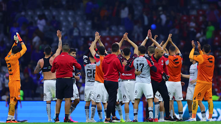 Atlas celebra su pase a los cuartos de final de la Liga MX.