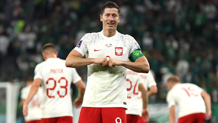 Robert Lewandowski a pu marquer son premier but en Coupe du monde.