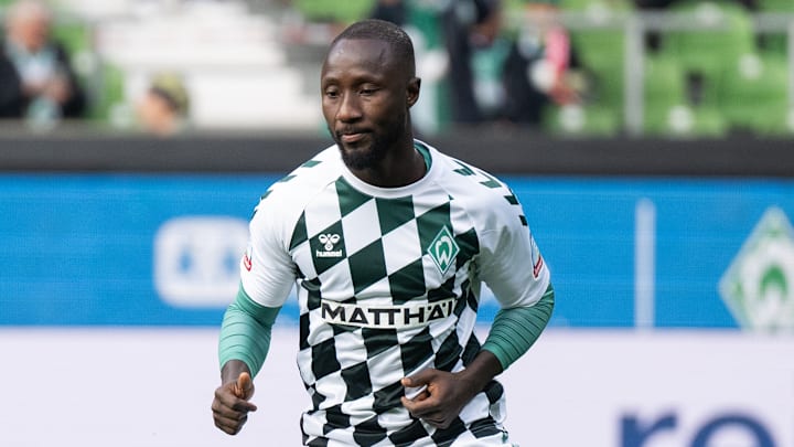 Naby Keita hat sein Bundesliga-Debüt für Bremen gegeben Naby Keita hat sein Bundesliga-Debüt für Bremen gegeben