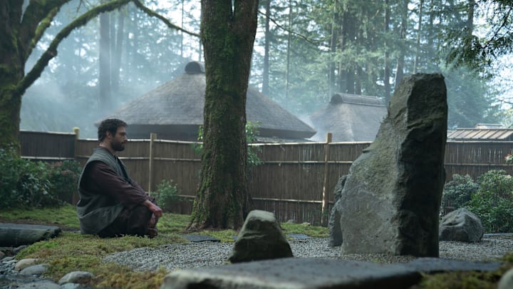 “SHOGUN” -- "A Dream of a Dream" -- Episode 10 (Airs April 23) Pictured: Cosmo Jarvis as John Blackthorne. CR: Katie Yu/FX
