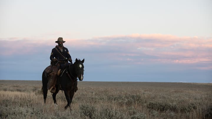 Pictured: LaMonica Garrett as Thomas of the Paramount+ original series 1883. Photo Cr: Emerson
